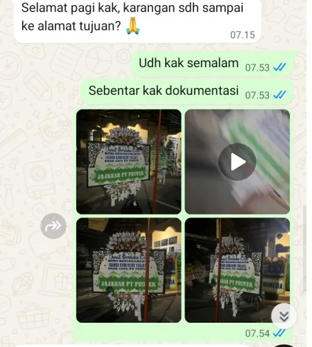 Pengiriman Papan Bunga Selamat Tengkurak Tirtayasa