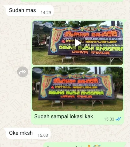 Pengiriman Papan Bunga Tengkurak Tirtayasa