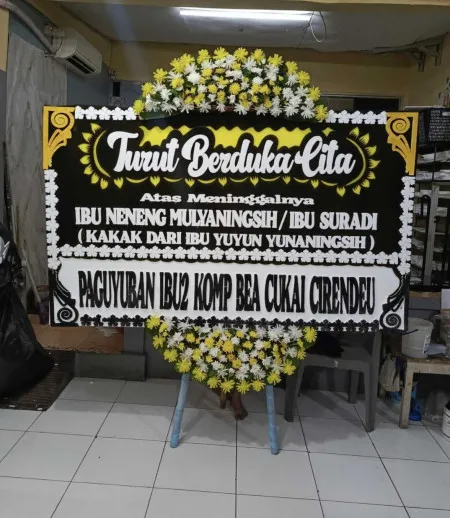 Papan Bunga Duka Tengkurak Tirtayasa